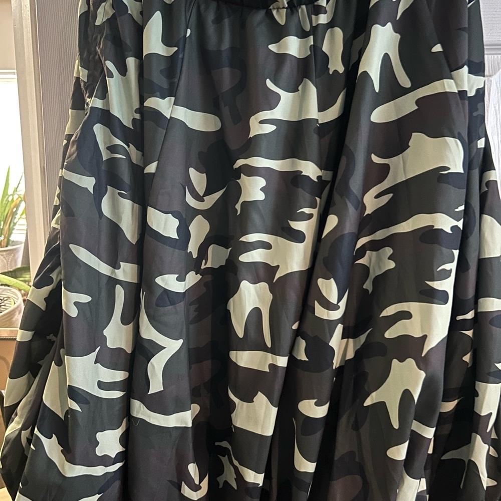 Love Camouflage A-Line Skirt